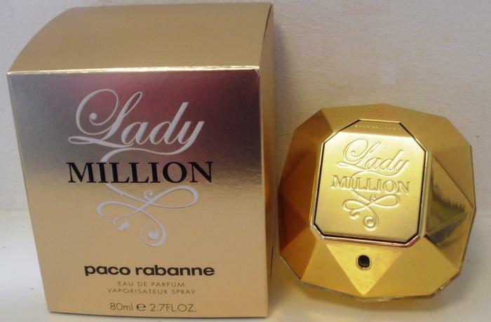 populiariausi Paco Rabanne Lady Million EDP