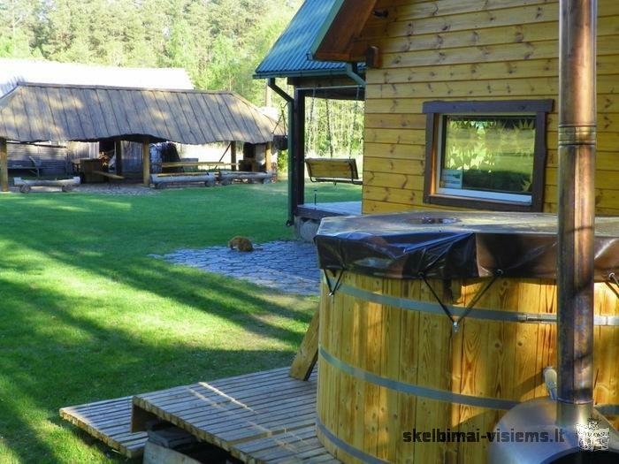 Homestead in forest