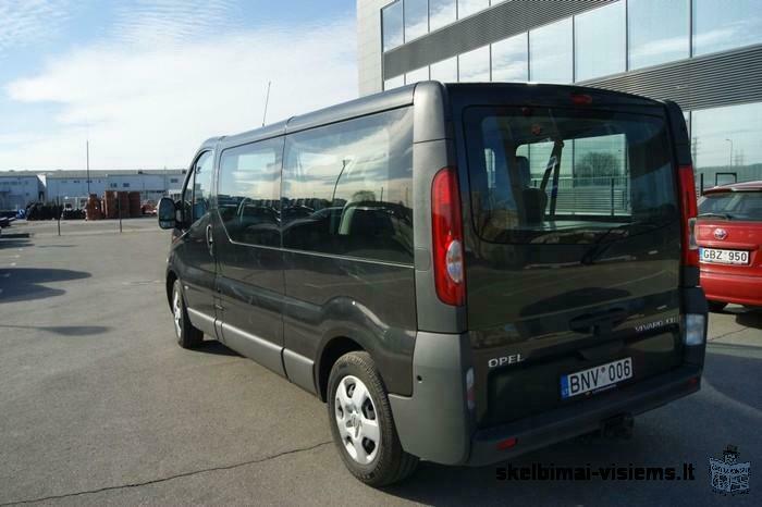 IŠNUOMOJAMAS MIKROAUTOBUSIUKAS OPEL VIVARO