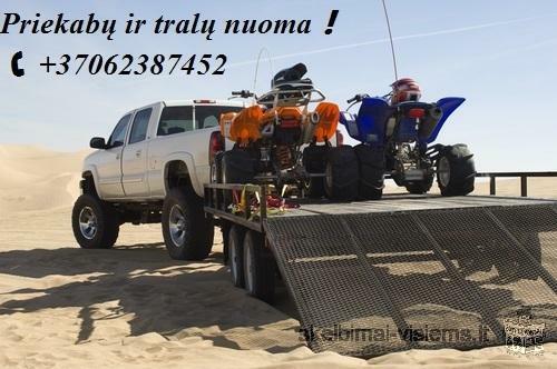 TRALIUKO/PLATFORMOS/PRIEKABOS NUOMA ALYTUS! +37062387452 www.tralunuoma.lt