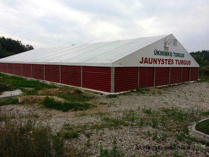 Parduodamas dengtas paviljonas