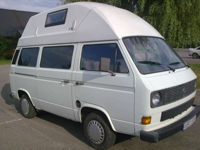 Parduodu VW Transporter kemperi 86m 1.6dyzelis