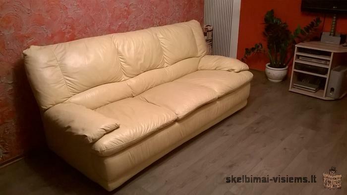 Odinė sofa lova