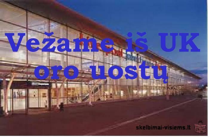 Vežame iš UK oro uostų iki namų durų