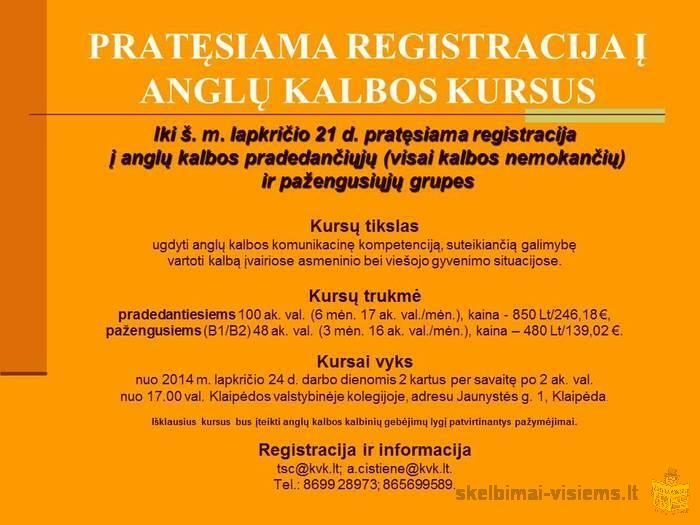 Anglų kalbos kursai