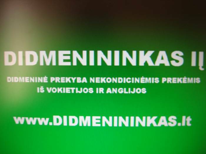 DIDMENINE PREKYBA ( URMU ) NEKONDICINEMIS PREKEMIS IŠ VOKIETIJOS IR ANGLIJOS