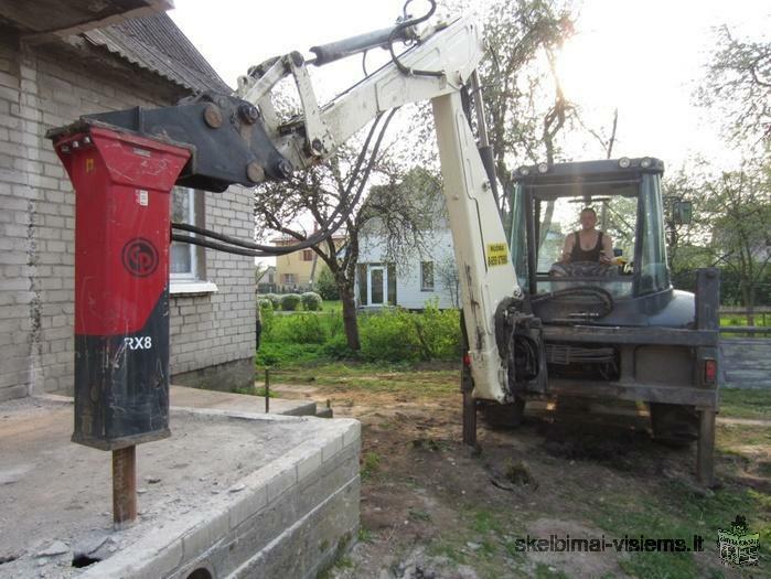 BOBCAT NUOMA VILNIUJE, 865907990, GRĘŽIMO PASLAUGOS