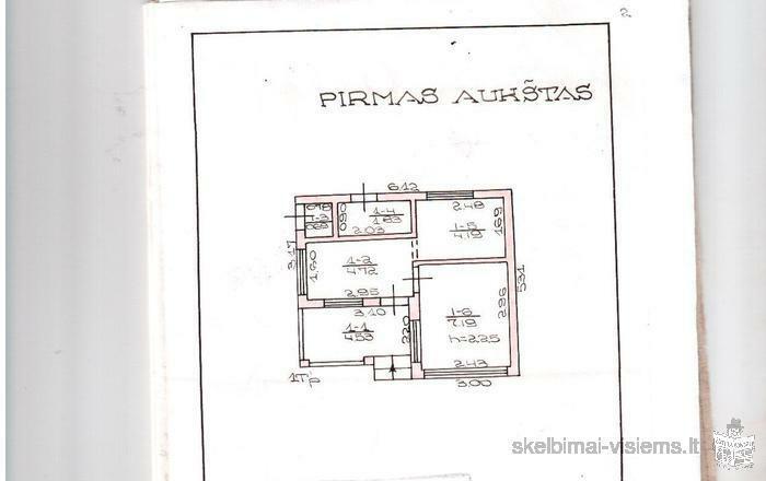 SODAS S/B"ŠERNAI" MŪRINIS NAMELIS 13000 EUR.