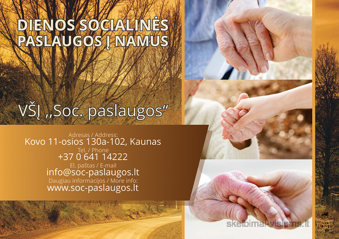 Dienos socialinės paslaugos į namus