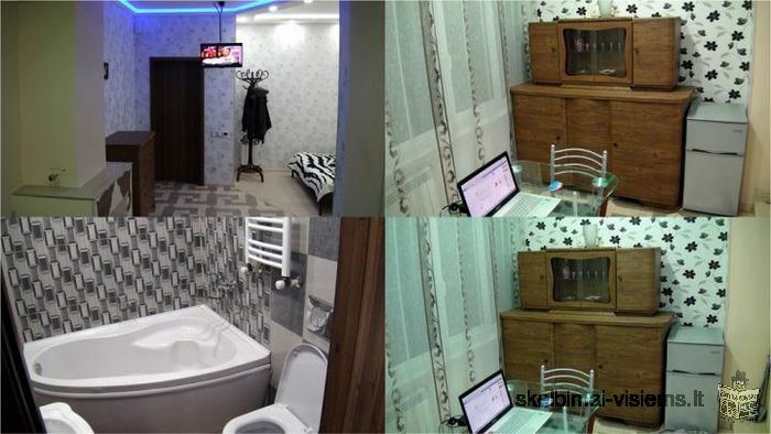 1k studio for a long time, renovated in Tbilisi, near the hotel Kolkheti