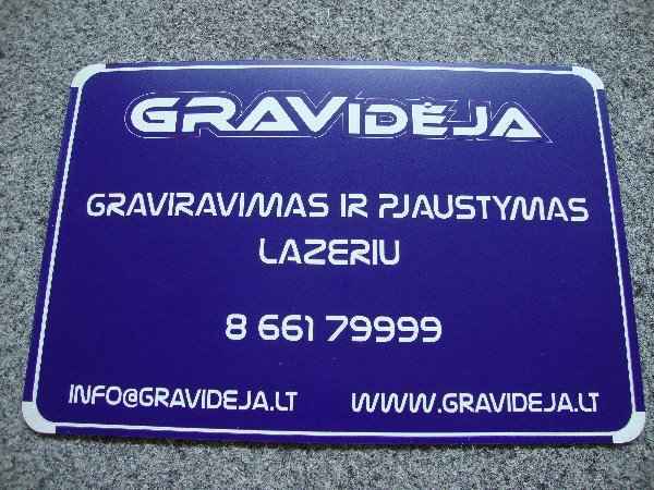 graviravimas ir pjaustymas lazeriu