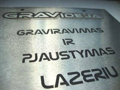 graviravimas ir pjaustymas lazeriu