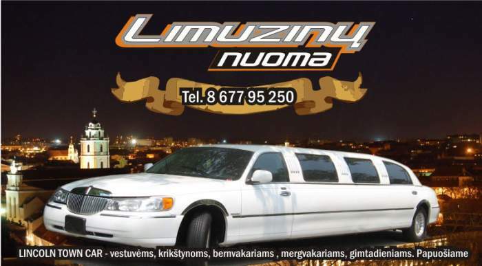 Limuzinu nuoma