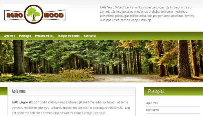 PERKAME MIŠKĄ VISOJE LIETUVOJE - AGRO WOOD