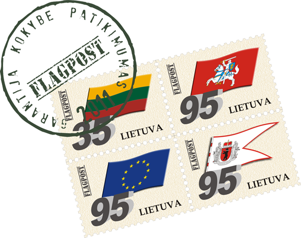 FLAGPOST – PREKYBA VĖLIAVOMIS