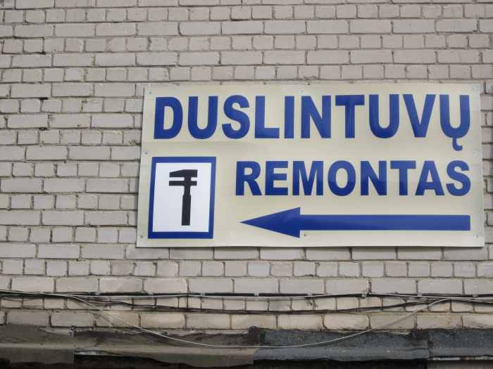 duslintuvu remontas