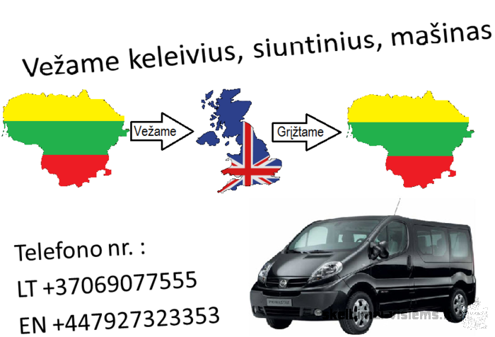 Keleiviu, siuntiniu, kroviniu pervezimas