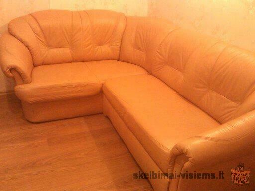 Kampinė 2 vietė sofa lova