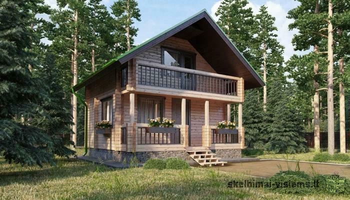 Sell Self-assembled wooden houses