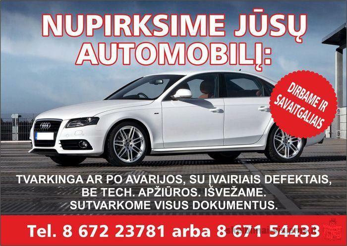 nupirksie jusu automobili