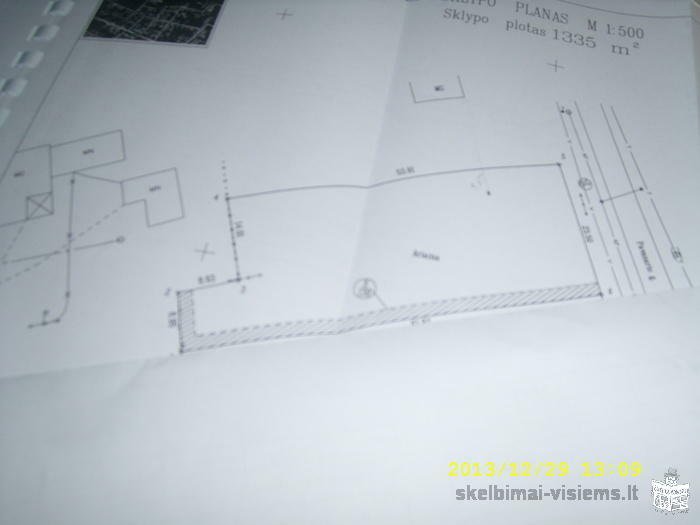 sale plot Lithuania Kretinga city