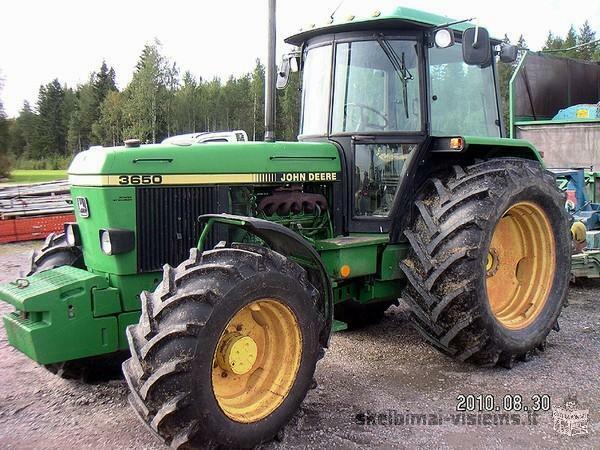 parduodu john deere 3650