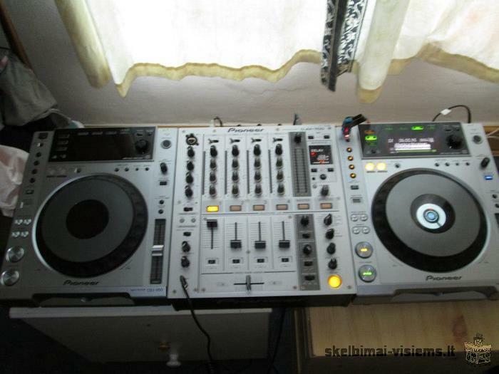 Parduodu dj aparatūrą 2x Pioneer cdj 850 ir Pioneer djm 700