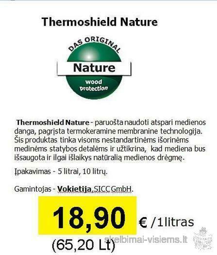 Šilumą taupantys dažai THERMOSHIELD (Vokietija)