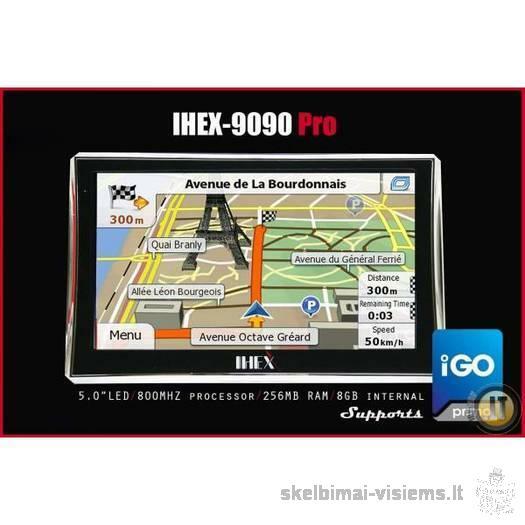 ĮSPŪDINGO GREIČIO, PERSPEKTYVI navigacinė sistema IHEX-9090 PRO