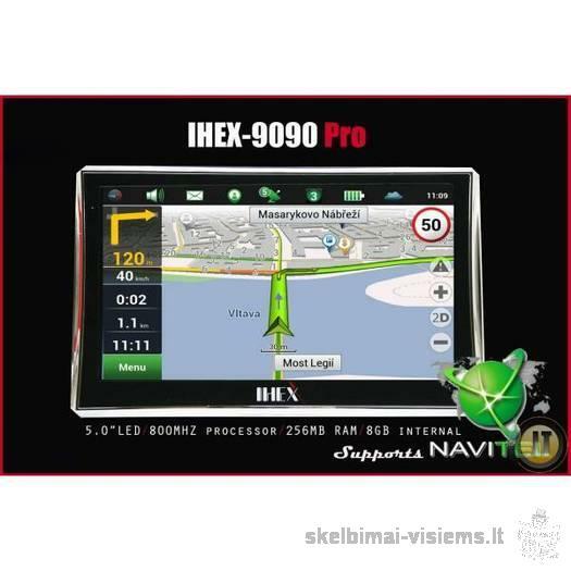 ĮSPŪDINGO GREIČIO, PERSPEKTYVI navigacinė sistema IHEX-9090 PRO