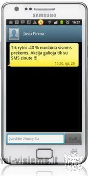 SMS reklama. Efektyviausias būdas reklamuotis