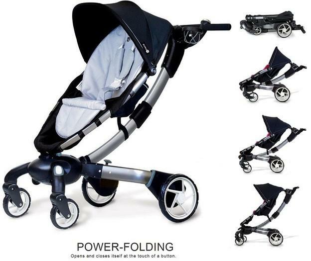 2014 4Moms Origami power folding stroller