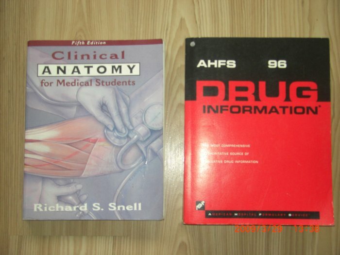 I'm selling books for medical students