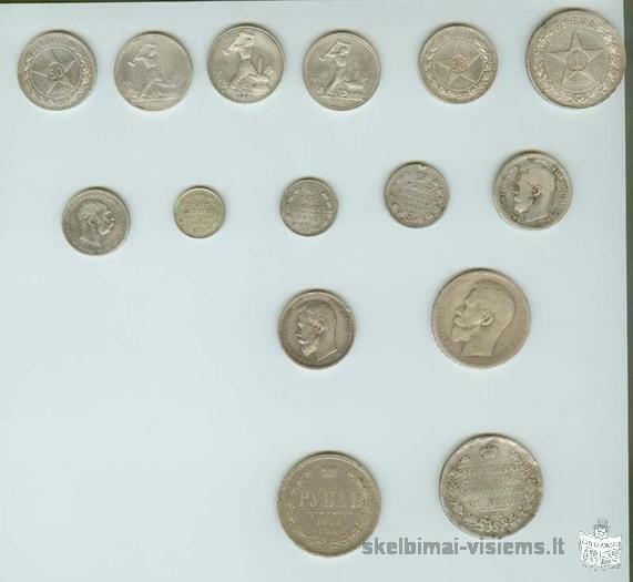 I will sell a collection of coins, silver of 19-20 centuries Russia