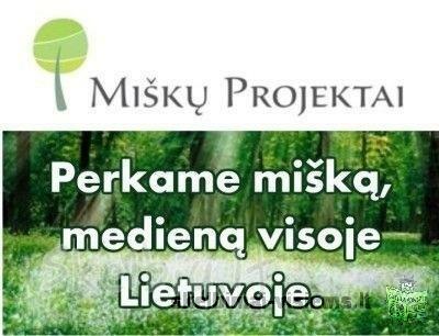 "miškų projektai" +37067641155 Perka Mišką