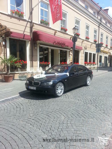 BMW 740Li individual nuoma nuo 30Lt/val. pigiai tel. 862026000