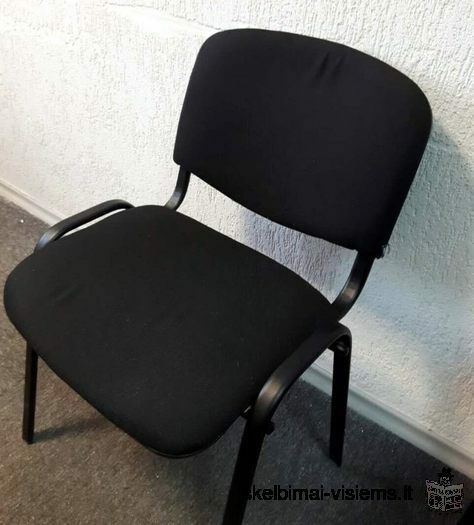 Juodos biuro kėdės