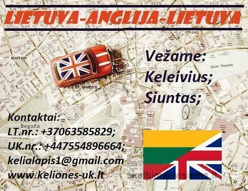 LIETUVA-ANGLIJA IS LT 11.16(SEKMADIENIS) IS UK 11.18 (ANTRADIENIS)