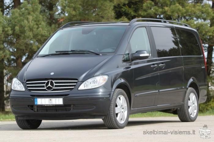 Mercedes-Benz Viano / Vito, keleivinių mikroautobusų nuoma