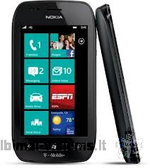 Parduodu naudota juoda Nokia Lumia 710