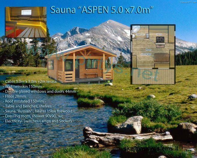 Parduodu pirti/sauna Aspen
