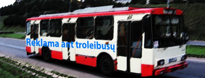 Reklama ant viešojo transporto