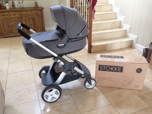STOKKE XPLORY V4 2014 kūdikių vežimėlis su Nosies + automobilių