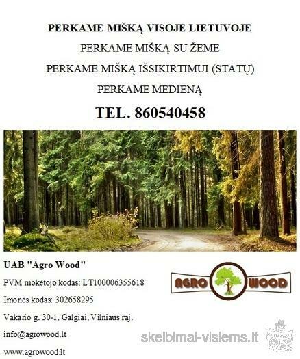 UAB Agro Wood - brangiai perkame mišką