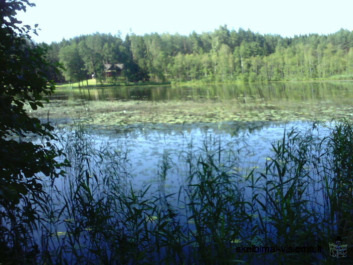 участoк на берегу двух лесных озер