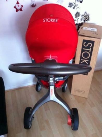 Stokke Xplory V4 2014 детская коляска с Люлька + автокресло